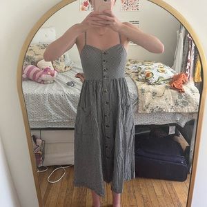 Urban outfitters gingham midi dress